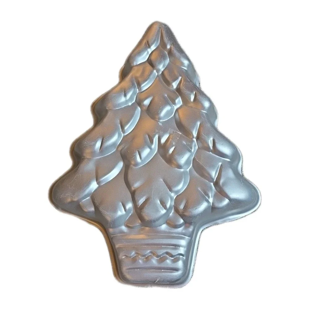 Vtg Wilton Christmas Tree Cake‎ Baking Pan 1972 Holiday Kitchen Ware Desserts